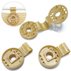 Plastic Snap Clip,24-pack, Wheat